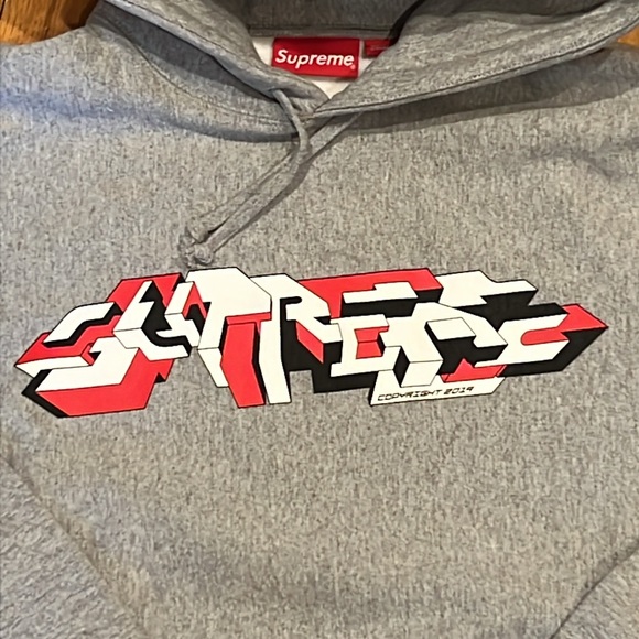 Supreme Delta logo brand hooded sweatshirt.Like new. Excellent condition. Sz M